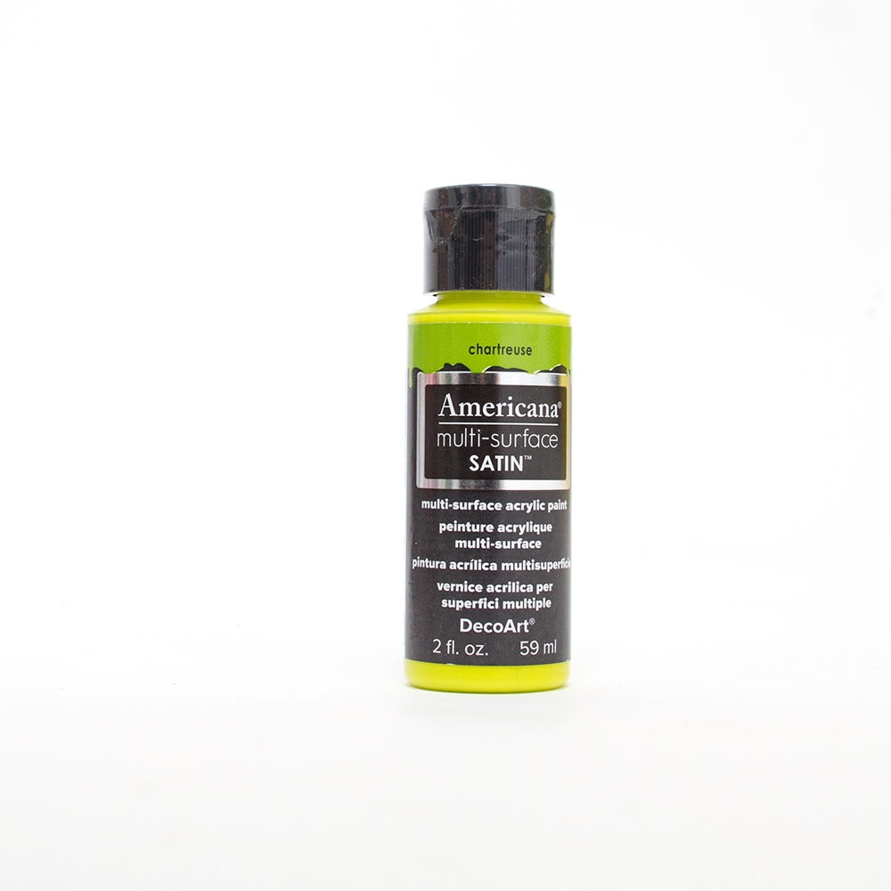 Americana, Acrylic, Art & School, Multi-surface, Paint, 2 ounce, 45270, Chartreuse